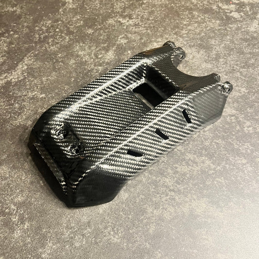 Real carbon battery lid